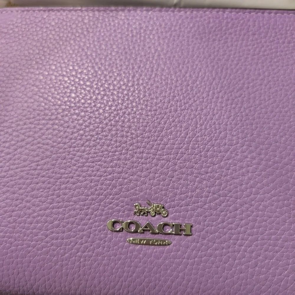 Authentic Purple Coach Crossbody Bag